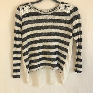 girls striped sweater